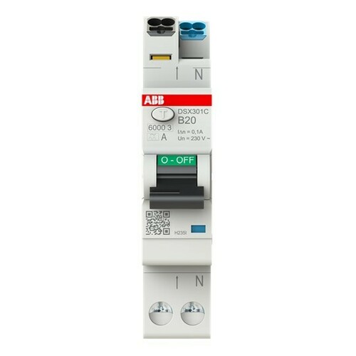 ABB Stotz S&J FI/LS-Schalter TypA,300mA,6kA,20A DSX301C B20 A300 ABB Stotz S&J FI/LS-Schalter TypA,300mA,6kA,20A DSX301C B20 A300