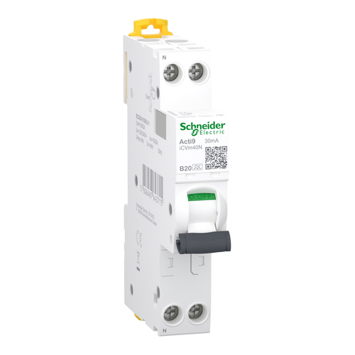 Schneider Electric FI/LS Acti9 iCVm40N 1P+N A9DXG3620