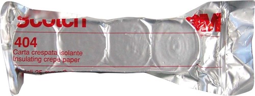 3M Deutschland Krepp-Papier-Isolierband 25 mm x 8 m,ölimpr. Scotch 404 25x8