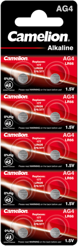 Hückmann Knopfzelle 1,5V AG4 10er Streif Camelion 141207(VE 10)