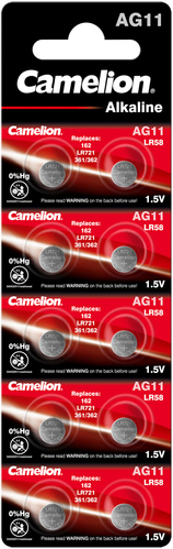 Hückmann Knopfzelle 1,5V AG11 10er Streif Camelion 141224(VE 10)