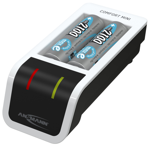 Hückmann Mini-Ladegerät Comfort mit 2xAA 2100mAh 146541