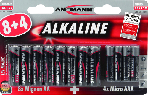 Hückmann Batterie 4x 1,5V Micro AAA Bli12 Ansmann 148051(VE 12)