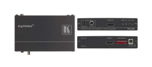 Kramer HDMI-Audio Ein/Auskoppler 4K 60 4:2:0 UHD FC-69