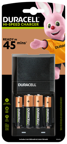Hückmann Schnellladegerät CEF27 750mAh Duracell 148065