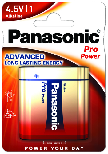 Hückmann Batterie 4,5V Flachbatt. Bli1 Panasonic 3LR12PPG/1BP