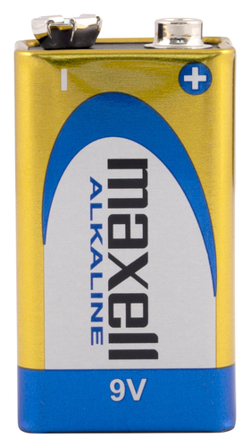 Hückmann Batterie 9V 6LR61 Maxell Bli1 Alkaline 6LR61 1PK Blister