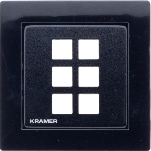 Kramer Rahmen/Frontplattenset f.RC-206/306,sw RC-206/RC-306-EU-PAN