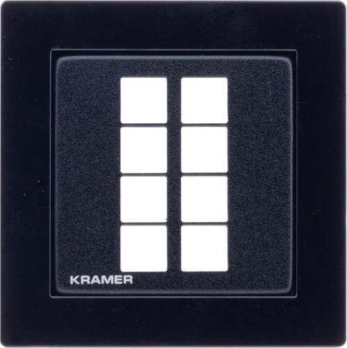 Kramer Rahmen/Frontplattenset f.RC-208/308,sw RC-208/RC-308-EU-PAN
