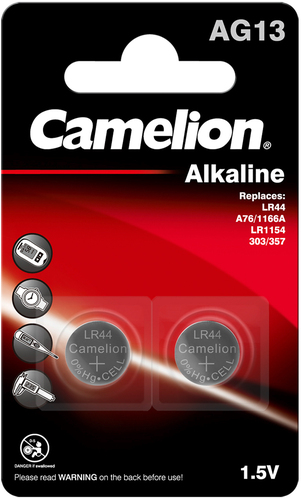 Hückmann Knopfzelle 1,5V AG13 Bli2 Camelion AG 13/LR44/357(VE 2)