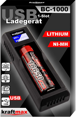 Hückmann USB Ladegerät BC-1000 Kraftmax BC1000