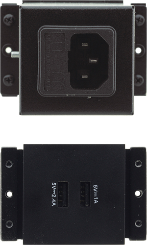 Kramer TBUS socket module 2 USB charging ports TS-UC
