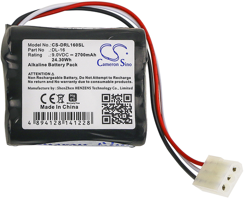 Hückmann Batteriepack Türsteuerung 9V 2700mAh Alk Kaba CS-DRL160SL