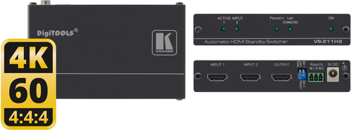 Kramer 4K Automatik-Umschalter 2x1,f.4K 60 HDR HDMI VS-211H2