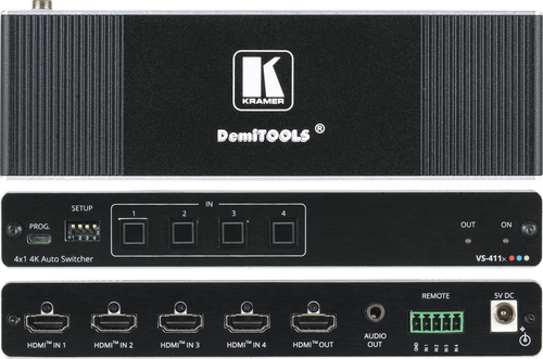 Kramer 4K HDMI Auto-Switcher 4x1 VS-411X