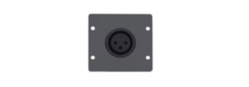 Kramer XLR-Kupplung Wall-PlateEinsatz,sw WA-1XLF(B)