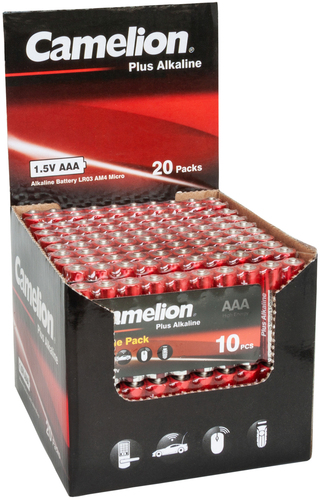 Hückmann Batterie 1,5V Micro AAA 10er Folie Camelion LR03/Micro(VE 10)
