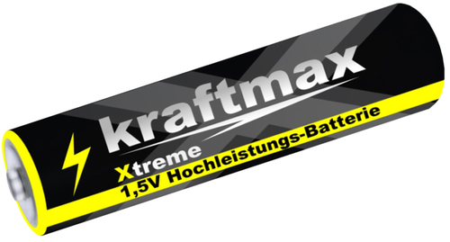 Hückmann Batterie 1,5V Micro AAA (8er Folie) Kraftmax LR03 AAAshrink(VE 8)