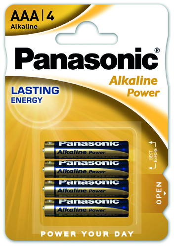 Hückmann Batterie 1,5V Micro AAA Bli4 Panasonic LR03APB/4BP(VE 4)