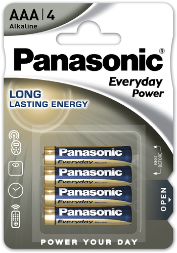 Hückmann Batterie 1,5V Micro AAA Bli4 Panasonic LR03EPS/4BP(VE 4)