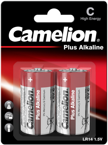 Hückmann Batterie 1,5V Baby C Bli2 Camelion LR14/Baby/BP2(VE 2)