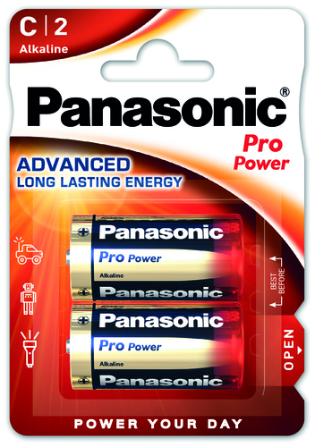 Hückmann Batterie 1,5V Baby C Bli2 Panasonic LR14PPG/2BP(VE 2)
