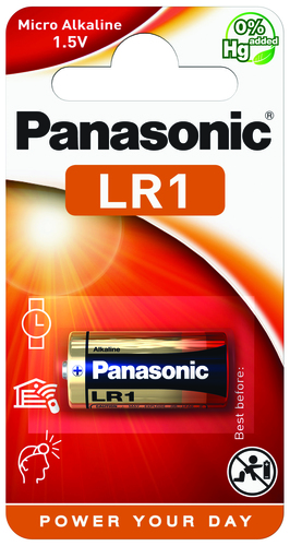 Hückmann Batterie 1,5V Lady LR1 Bli1 Panasonic LR1L/1BE