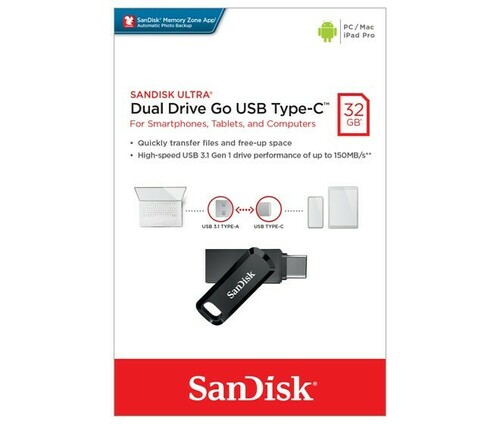 Sandisk USB 3.1 OTG Stick 32GB Sandisk,TypA-C SDDDC3-032G-G46