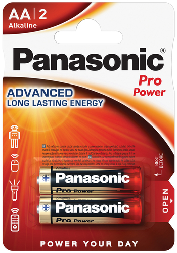 Hückmann Batterie 1,5V Mignon AA Bli2 Panasonic LR6PPG/2BP(VE 2)
