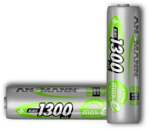 Hückmann Akku 1,2V Mignon AA 1300mAh einz Ansmann Ni-MH Mignon#"119541