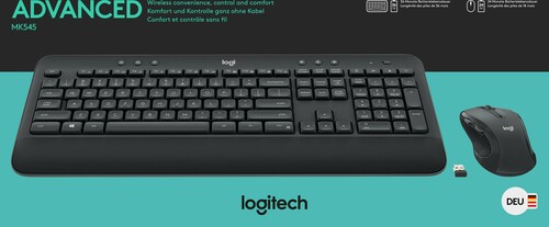Logitech Tastatur/Maus Set Wireless,Laser LOGITECH MK545 sw