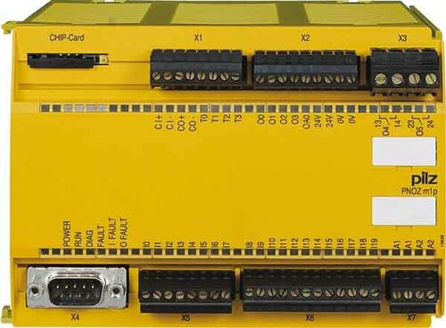 Pilz Sicherheitsschaltgerät base unit press func PNOZ m2p #773120