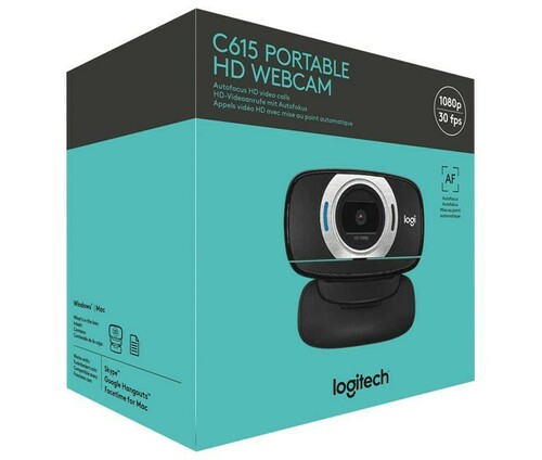 Logitech Webcam USB HD,30FPS LOGITECH C615