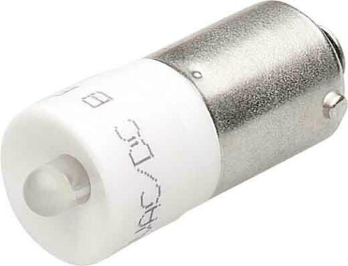 Eao LED BA9s rot 24mm 28VAC/DC 15mA 10-2513.1142