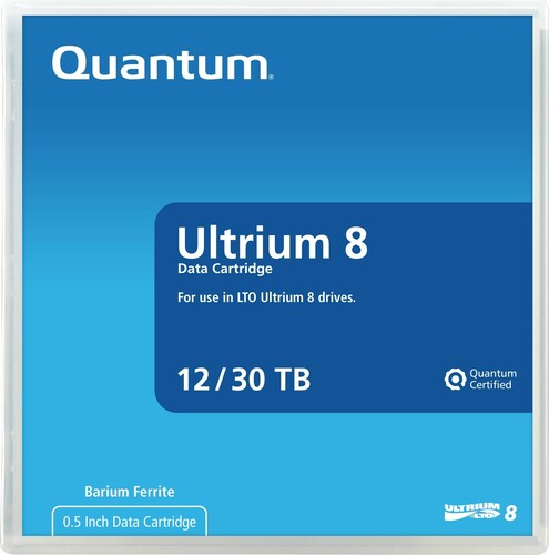 Quantum LTO Ultrium-8 Cartridge 12TB/30TB QUANTUM MR-L8MQN-01