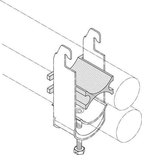 PohlCon (Puk) Kabelschelle 56/2 AC
