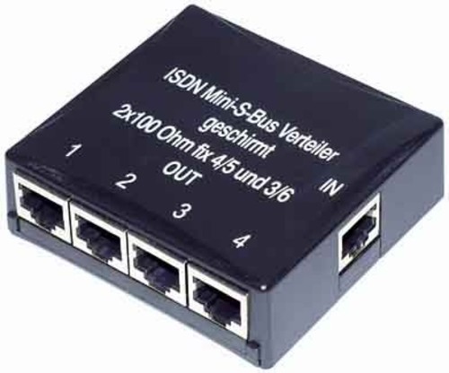 E+P Elektrik ISDN-Verteiler 4-fach T314