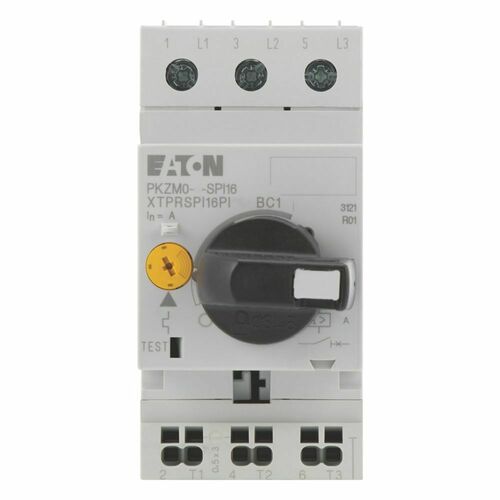 Eaton Motorschutzschalter 3-polig,Ir=1.6-2,5A PKZM02,5SPI16/AKGVP2
