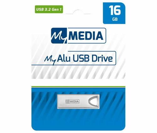MyMedia USB 3.2 Stick 16GB Typ-A My Alu silber MYMEDIA 69275