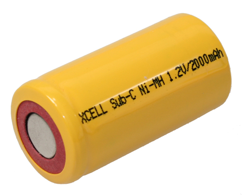 Hückmann Akku Ni-MH 1,2V Sub-C 2000mAh Ind. XCell X2000SCR