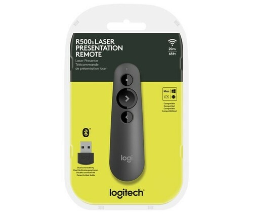 Logitech Wireless Presenter BT,Laser R500s
