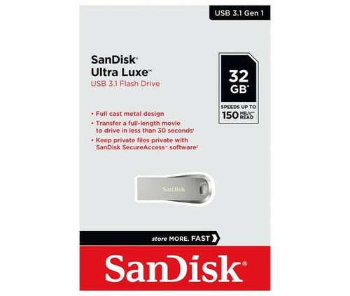 Sandisk USB 3.1 Stick 32GB Sandisk,Ultra Luxe SDCZ74-032G-G46
