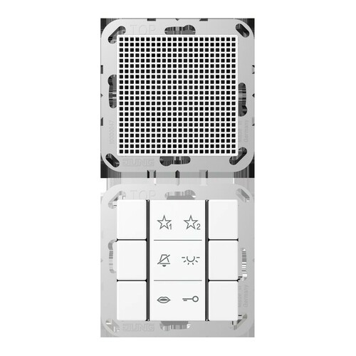 Jung Audio-Innenstation schneews matt SI AI A 6 WWM