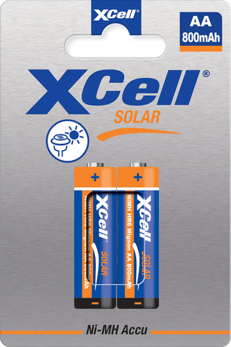Hückmann Xcell Solar Accus X800AA Ni-MH 1,2V / 600mAh 149447