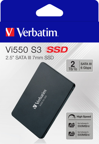 Verbatim SSD 2TB SATA-III 6.35cm(2.5Z),Vi550 49354