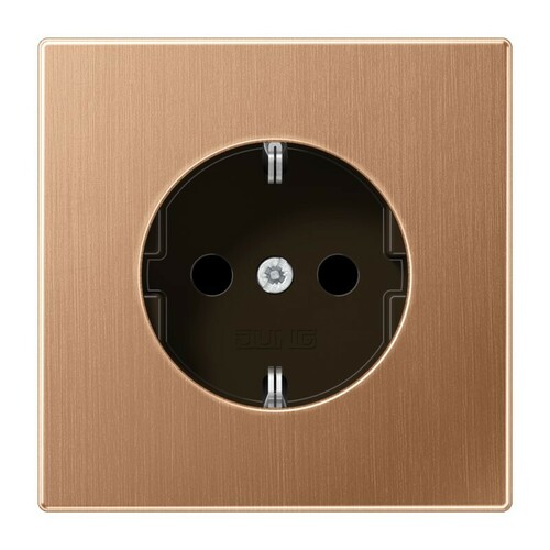 Jung Steckdose 16 A 250 V , Metall BRG 1520 Jung Steckdose 16 A 250 V , Metall BRG 1520