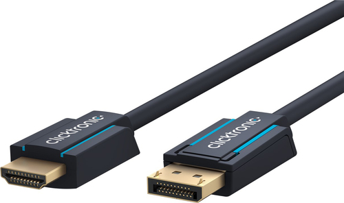 Clicktronic DisplayPort/HDMI-Adapterk. 10m,High Speed 44927