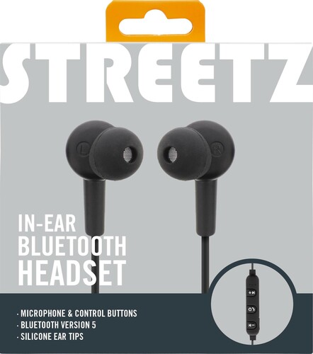 Streetz BT 5.0 Kopfhörer/Headset BT 5.0, schwarz HL-BT301