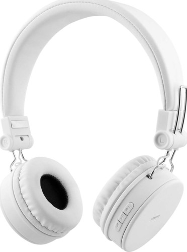 Streetz On-Ear Kopfhörer/Headset BT 5.0, faltbar, weiß HL-BT403