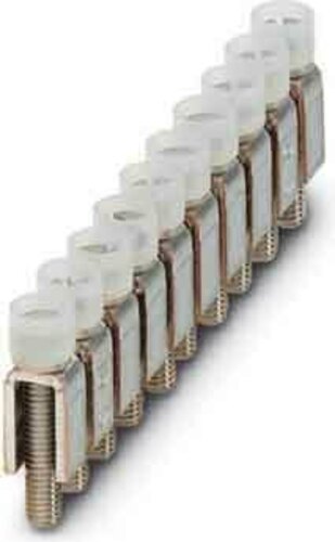 Phoenix Contact Querverbinder/Brücke Polzahl: 10, weiß-alu FBI 10- 6-EX